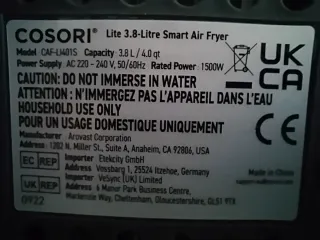 Freidora de aire Cosori