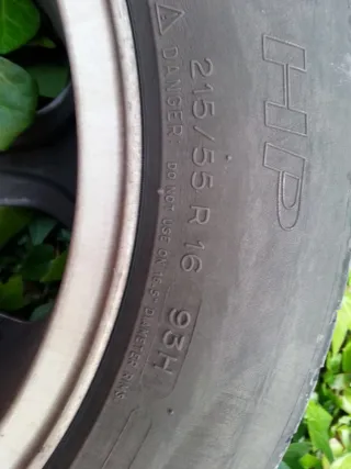 Llantas de aleación 5 radios