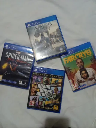Lote 4 Juegos PS4