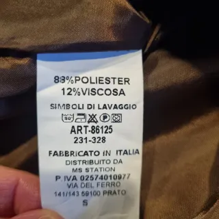 Cappotto foderato color moro