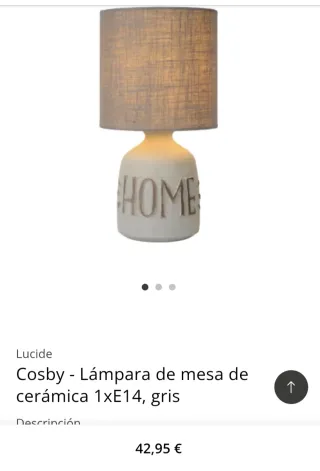 Juego de 2 lámparas de mesita de noche