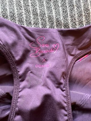 Top Gimnasio Domyos Sara Baceiredo Multicolor XS