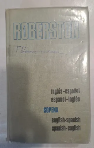 Diccionario Roberston ingles