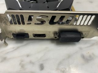 Tarjeta Gráfica MSI Ge force gtx 1050 ti 4gt oc