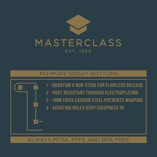 MasterClass Crusty Bake Molde para Quiche Perforad