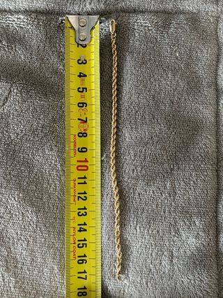 Pulsera Oro 18k Cordon Salomónico NO NEGOCIABLE