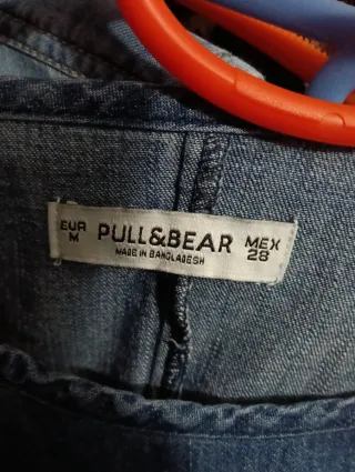 Vestido vaquero mujer. Pull & Bear Talla M