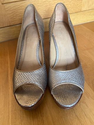 zapato punta abierta