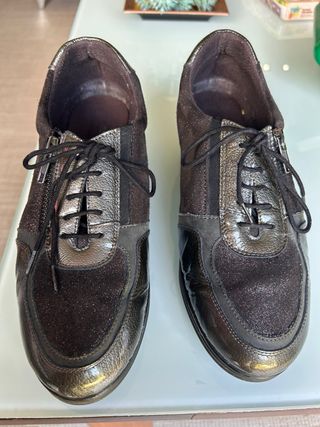 Zapatos Doctor Cutillas Negro/Gris