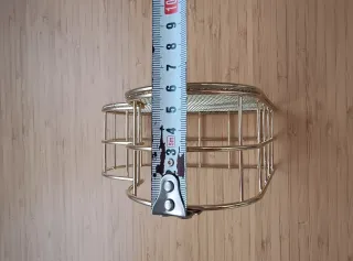 Caja Corazón Metálica Dorada