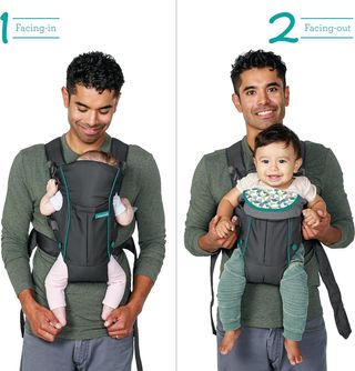 Infantino Swift Classic Mochila Portabebé 2-en-1 c