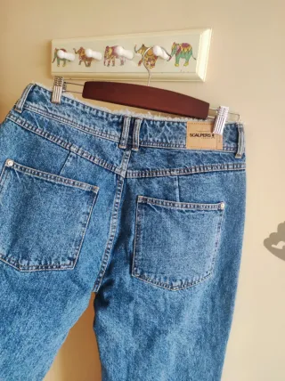 Pantalones Scalpers Anchos Talla 42 Nuevos