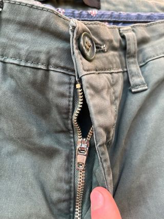 Pantaloni Chino Gang W32 Verde Oliva