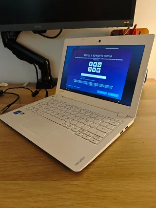 Lenovo Ideapad 100s Portátil Blanco
