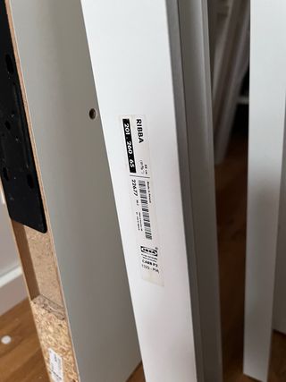 Set Balda Lack y Ribba en Blanco