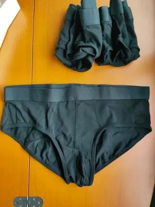 Pack 3 slips negros Zara Talla L