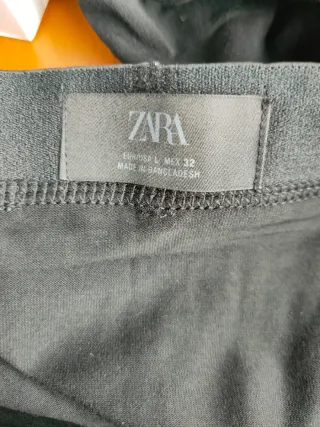 Pack 3 slips negros Zara Talla L