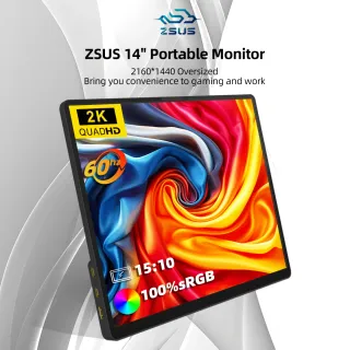 Monitor Portátil 14"- 2560x1440