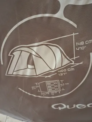 Tienda de campaña 400x215x148 cm