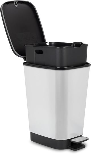 Curver - Cubo de basura Chic Bin con pedal antides