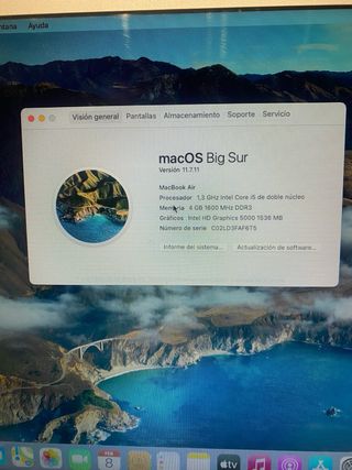 MacBook Air 2013 Plata