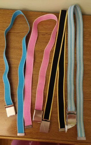 Cinturones de tela varios colores