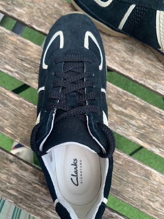 Zapatos Clarks Mujer Negro/Beige