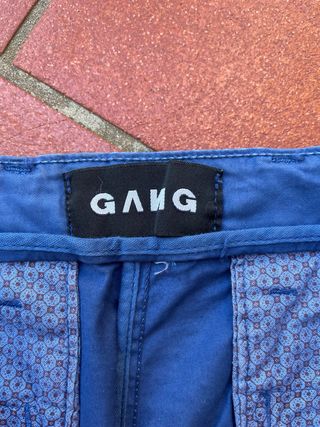 Pantaloni Chino Gang Blu Taglia W36
