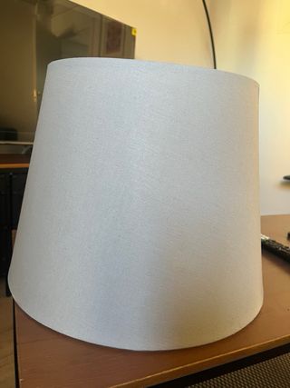 Pantalla lámpara gris 42 cm