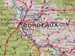 Mapa de Francia Routier et Kilométrique