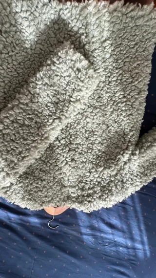 Chaqueton Pelo Pull&Bear Verde Talla L