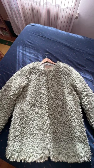 Chaqueton Pelo Pull&Bear Verde Talla L