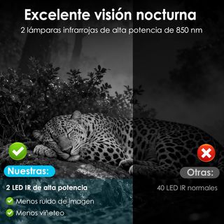 Cámara Fototrampeo WOLFANG 4G 48MP 2K