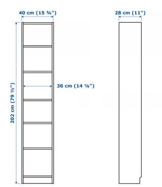 4 Estanterías Billy Ikea Blancas con ampliación.