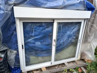 Ventana climalit con persiana 1.56m x 1.35m