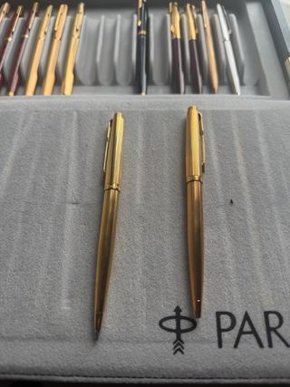 Parker 75 Boligrafo Estilográfica Dorada