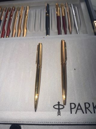 Parker 75 Boligrafo Estilográfica Dorada