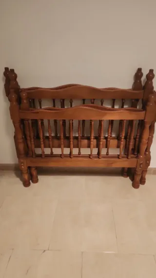 2 Camas de Madera Completas 90cm