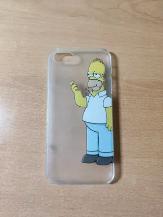 Funda iPhone Transparente Simpson