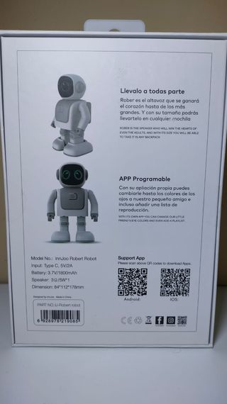 Robot Interactivo Robert con IA. Baile. NUEVO