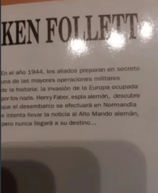 2 libros Ken Follett (Español)