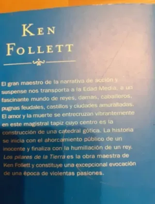 2 libros Ken Follett (Español)