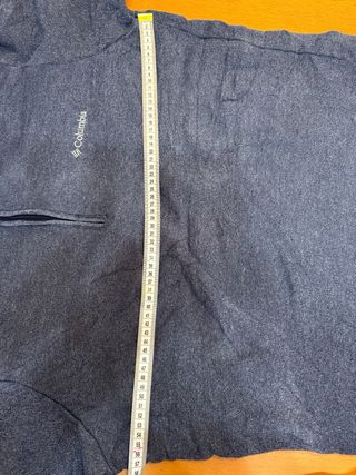 Jersey Columbia Azul 1/4 cremallera talla L