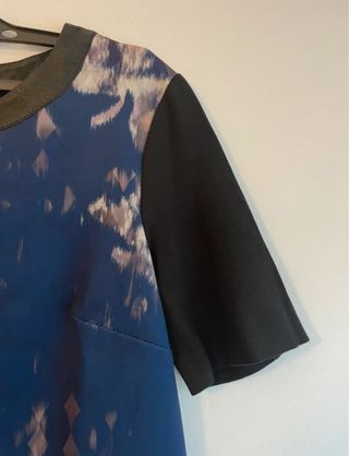 Vestido largo estampado floral