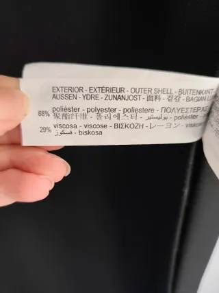 Chaleco largo Zara Talla S