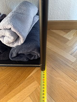 Estantería con ruedas madera y metal