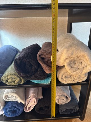 Estantería con ruedas madera y metal