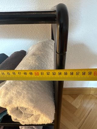 Estantería con ruedas madera y metal