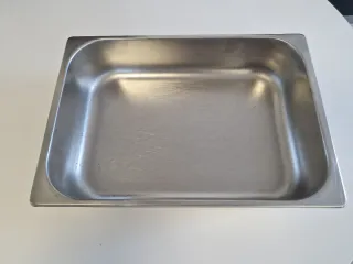 Lote 12 Cubetas Acero Inoxidable Tamaño 26x36 cm