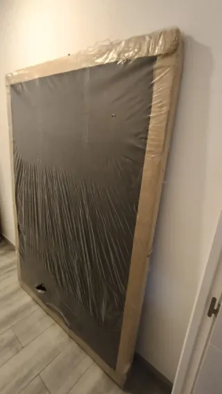 Base tapizada canapé 135x190